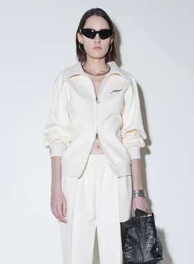 PHISM春夏立领拉链外套休闲百搭开襟印花logo上衣 033C14