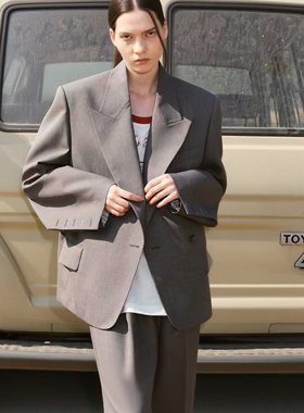 【胡可直播间】PHISM25年新款时尚廓形休闲西服