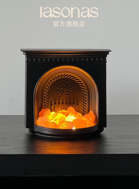 iasonas同分异构壁炉晶石香薰礼盒艺术家居摆件氛围灯伴手礼