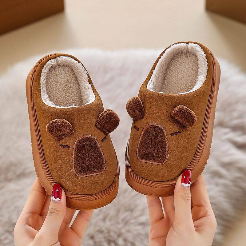 卡比巴拉冬季儿童棉拖鞋男女童室内外保暖加厚亲子宝宝加绒毛毛鞋,童鞋/婴儿鞋/亲子鞋,儿童棉拖鞋,淘宝优惠券,粉丝福利购,淘宝优惠卷