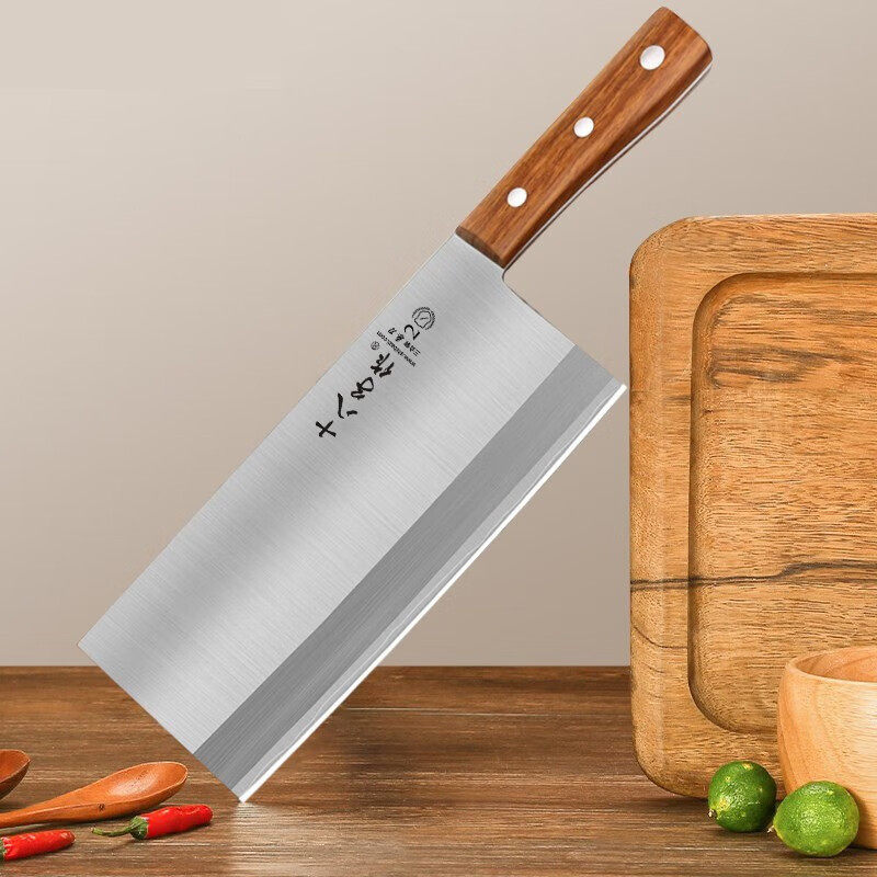 十八子刀官方旗舰店菜刀家用厨师专用桑刀手工锻打切片切肉刀阳江,厨房/烹饪用具,菜刀,淘宝优惠券,粉丝福利购,淘宝优惠卷