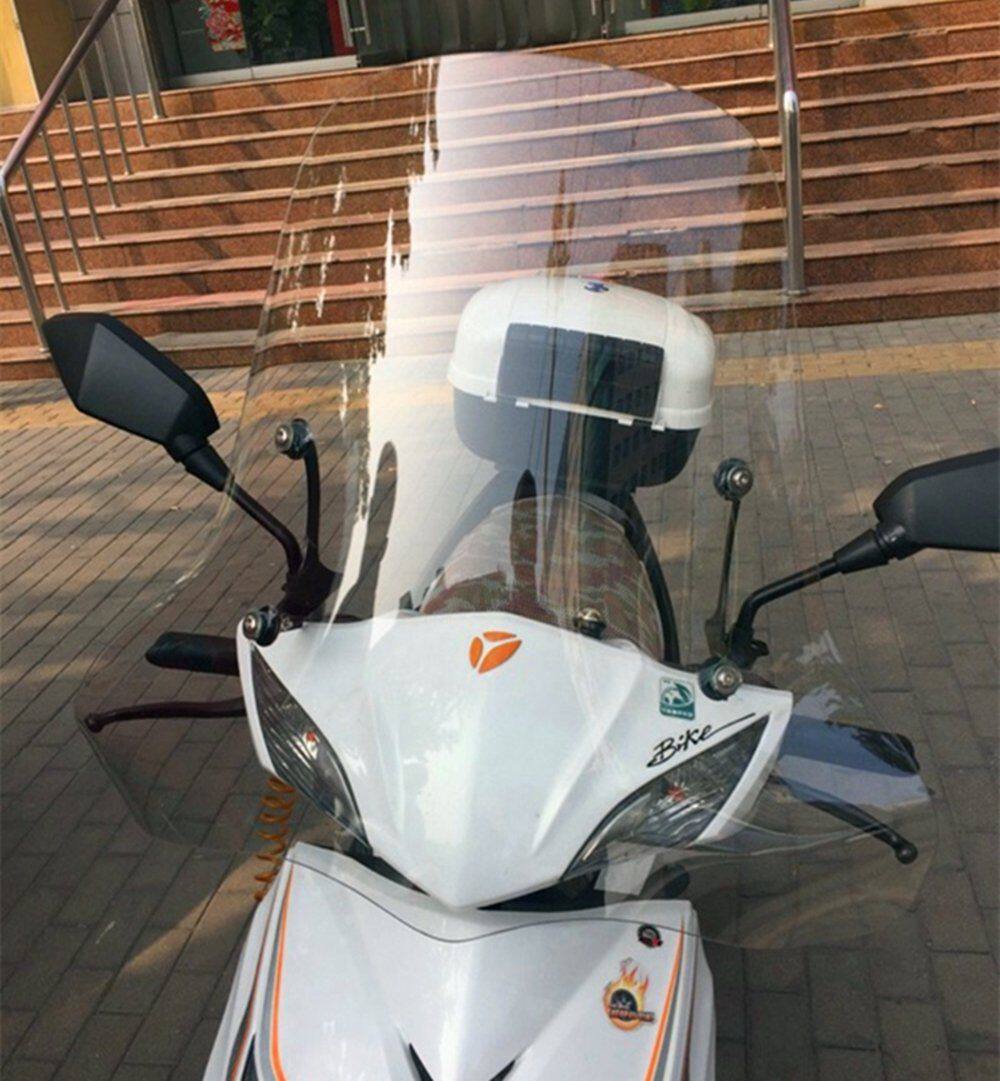 电动车风挡前挡风镜店长品质推荐大尺寸加高护手高清透光罩高性价比高么？