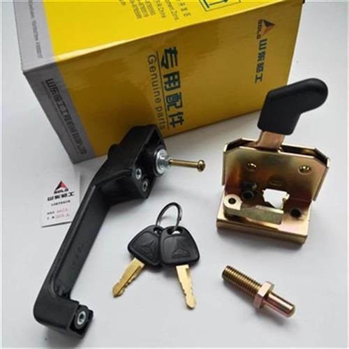 M临工装载机装gj载机i配件临工953952933956左开门锁铲车门把手50