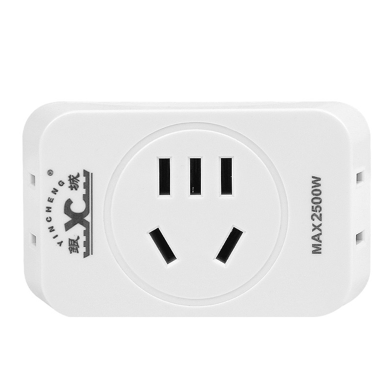 独立开关转换器线头面板三脚转一脚电源插座二分三多孔插插板无