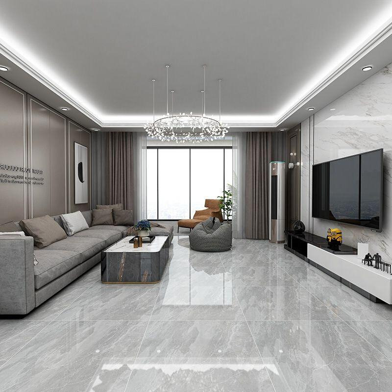 简约通体大理石瓷砖地砖800800新款客厅卧室灰色抛釉地板砖亮光.