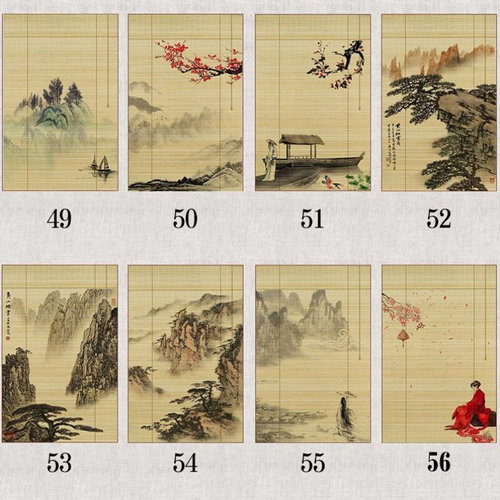 销竹帘卷帘窗帘百叶窗帘遮光办公室卧室浴室卫生间防水升降拉帘卷
