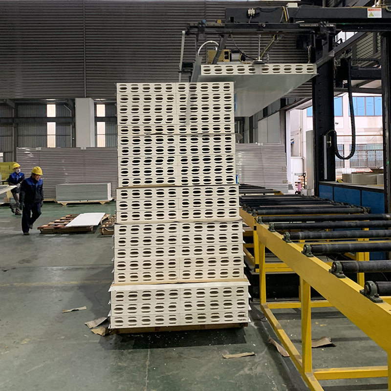 硫氧镁a级防火净化夹芯板隔墙吊顶承重100mm厚实验室无尘车间专用