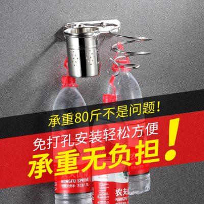 304不锈钢吹风机置物架卫生间免打孔电吹风支架浴室风筒壁挂架子