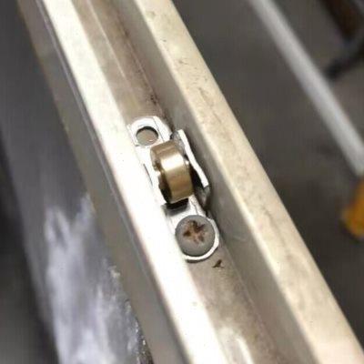 10个网纱铜轮纱窗滚轮纱门轮门窗不锈钢塑料滑轮防蚊轨道窗户塑钢