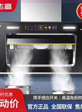 油烟机家用双电机厨房侧吸式抽油烟机大吸力壁挂式吸油烟机..