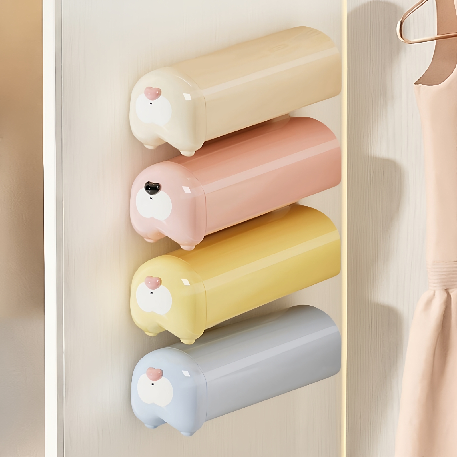 儿童内裤袜子收纳盒多巴胺壁挂式