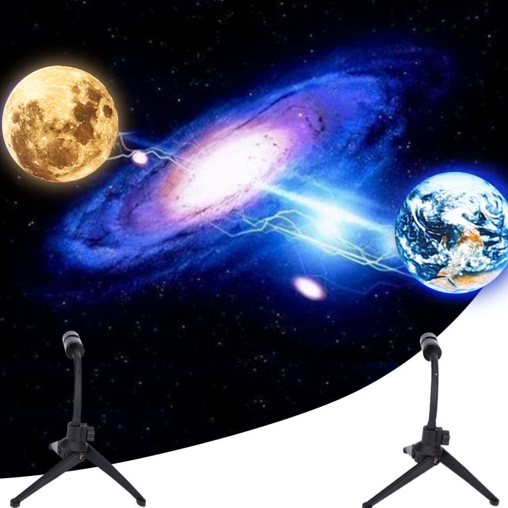 月亮灯地球星球月球投影灯卧室台灯创意中秋拍照氛围灯少儿夜灯