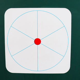 大号转盘磁性贴指针道具可擦写磁吸英语自然拼读游戏教具抽签分组