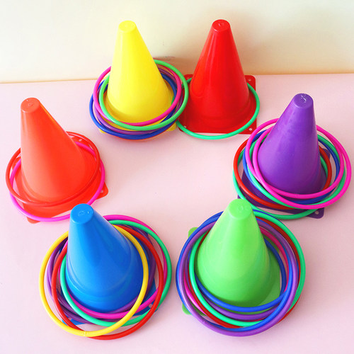 套圈锥形桶亲子互动投掷玩具