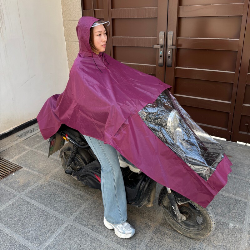 电动车雨衣电瓶车款全身防雨加厚