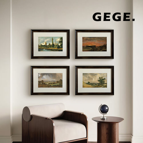 Harn风景中古风客厅画挂画