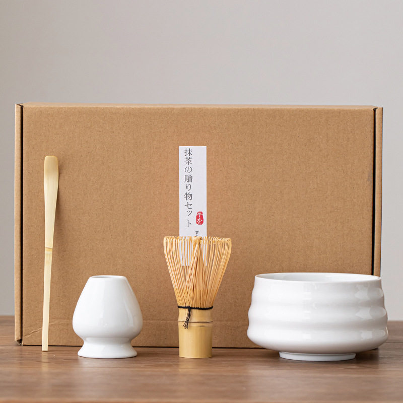 茶筅抹茶刷百本立茶筅立组合日式礼盒宋代点茶抹茶打茶器工具套装