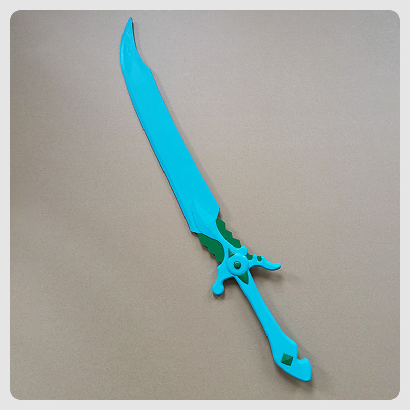 宫天兵co动漫活演摄频武器道具天晶剑南问神小将 s动表拍短视木质