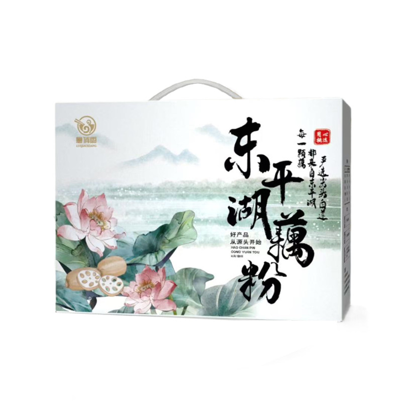 鲁俏香东平湖藕粉水果坚果藕粉羹营养代餐冲泡1400g礼盒山东特产