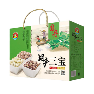 东平湖产三宝莲子欠实菱角米煲汤干货真空包装礼盒送礼山东特产