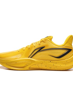 李宁2026年新款闪凌3ABAW007-5男子低帮跑步鞋黄色轻便透气运动鞋