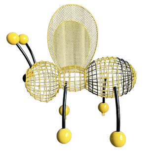 户外不锈钢铁艺镂空蜜蜂雕塑公园林小区庭院草坪动物装饰昆虫摆件