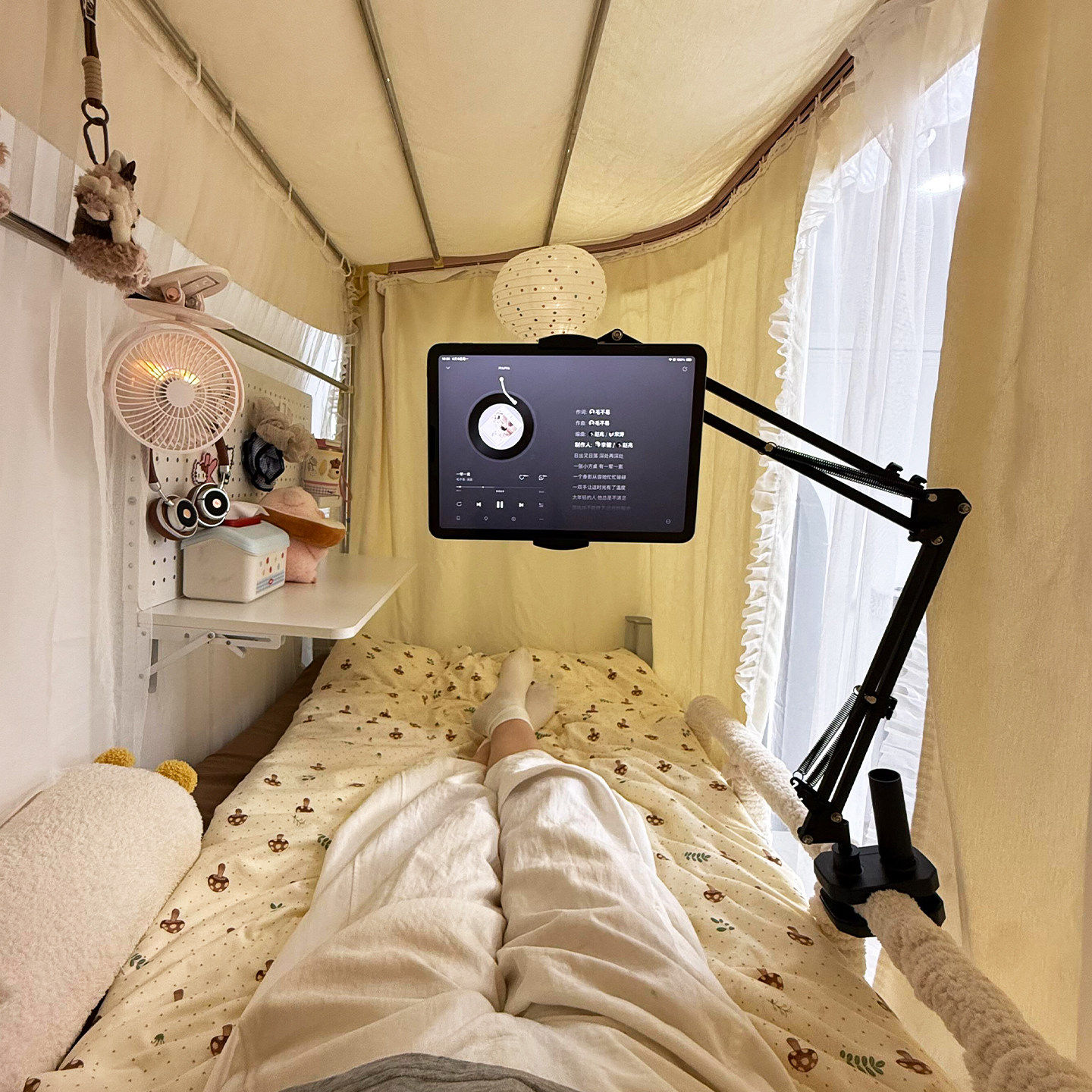 【宿舍好物】床头折叠手机支架平板懒人支撑架ipad躺着通用架懒人