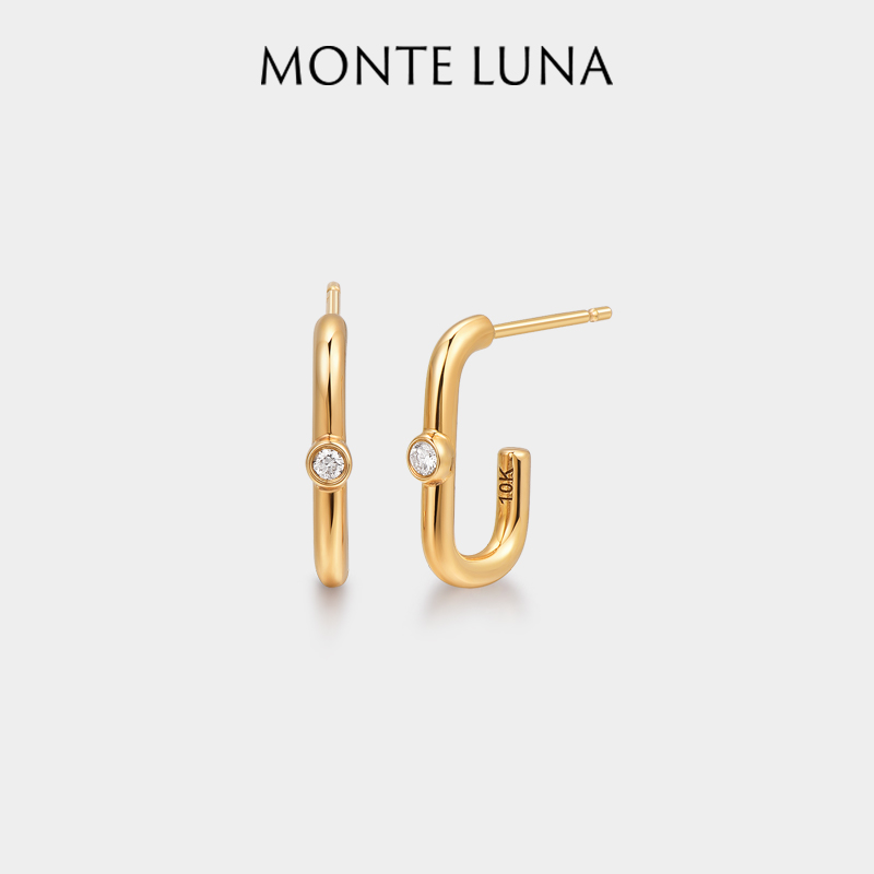 MonteLuna登山扣耳环