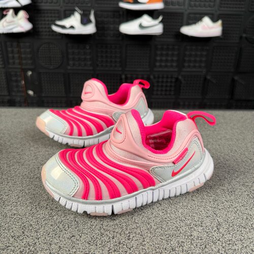 NIKE DYNAMO耐克正品儿童小童女童春秋一脚蹬毛毛虫运动鞋 CI1187
