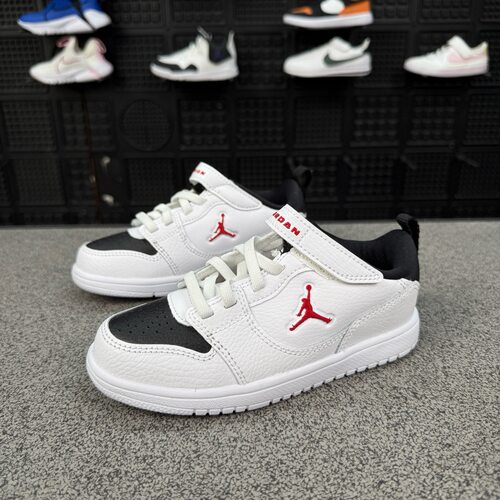 JORDAN ACCESS乔丹AJ正品低帮秋冬软底魔术贴时尚板鞋童鞋 IQ6046