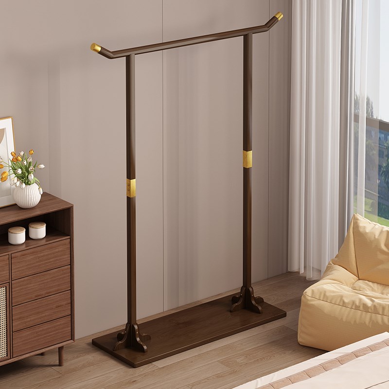 速发入户挂衣架卧室落地临时衣帽架不衣空间床边衣服置物架新款晾