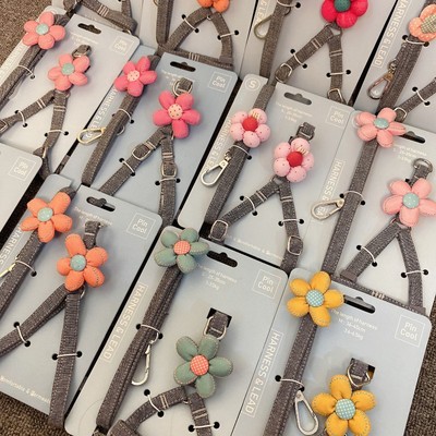 速发可爱手工猫纳胸背带小型犬雪咪泰瑞迪比熊外出狗绳