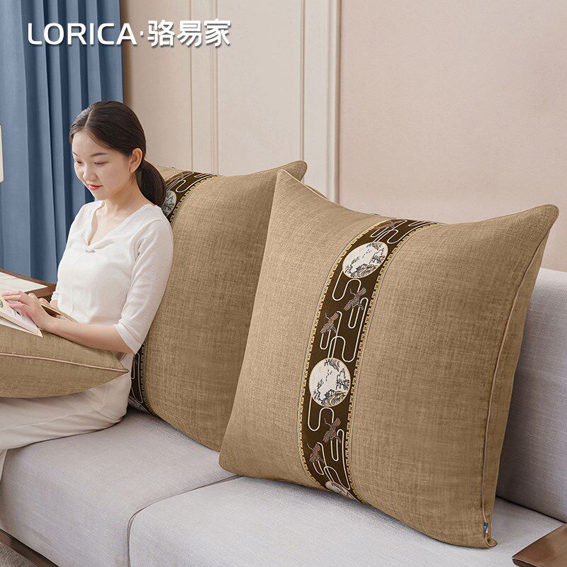 速发抱枕中式厅客沙发不含芯靠枕套床头靠垫轻奢高级感大靠背垫