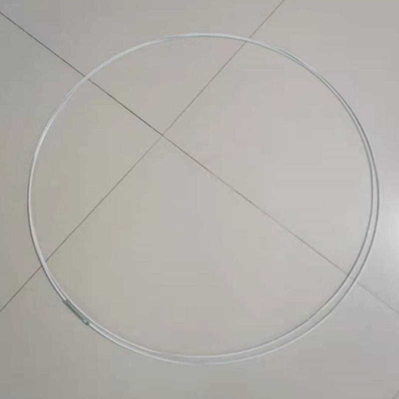 速发蚊帐配件圆顶蚊帐吊顶钢丝圆折方顶蒙支包圈叠吸顶不锈钢古架