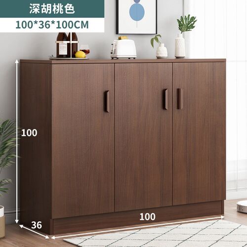 速发简约餐边柜厨房储物柜风碗柜家用茶水柜餐厅柜厅置物客子