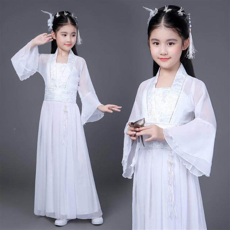 速发儿童服装西游记白骨精铁出服扇演公主妖服装表演服古装小七仙