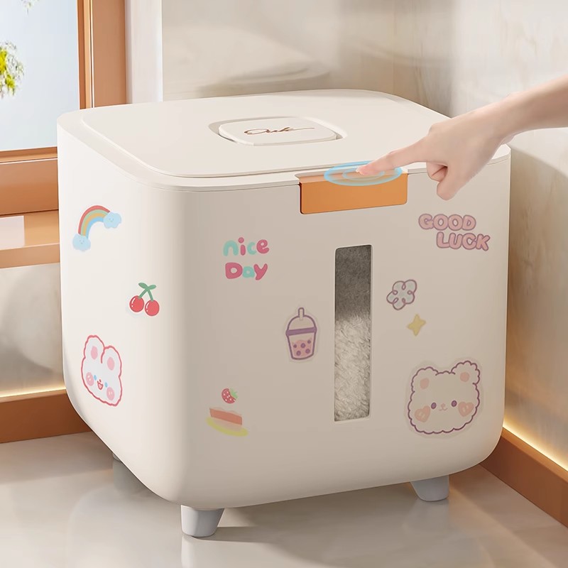 速发米桶桶装家用厨盒米箱面粉桶防潮米缸米粉大面箱收纳房储存罐