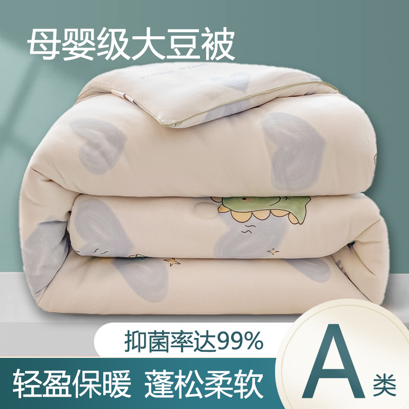 速发大豆纤维被子冬被棉被芯加厚保暖天季春秋款太空调被通人四季