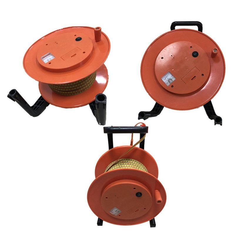 速发钢尺水位计0米50米水位测量仪便携式水深地下水监测仪双电