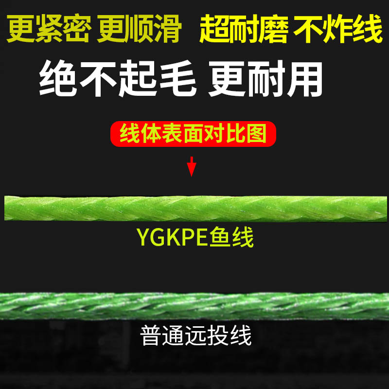 现货速发ygkpe线路亚pe线超顺滑远投线强拉力大力马
