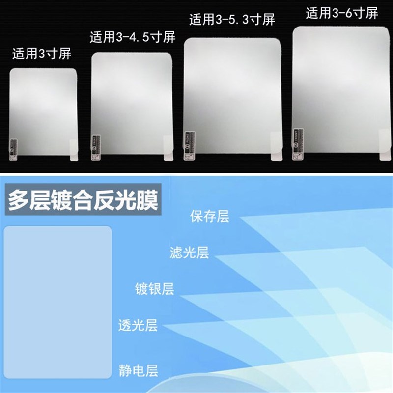 速发抬头U航H导D手膜投影膜汽车反射机通用高清反光贴膜无重影