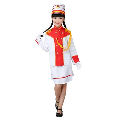 现货速发儿童鼓号队演出服新款仪仗队服装幼儿园少先队升旗手服饰