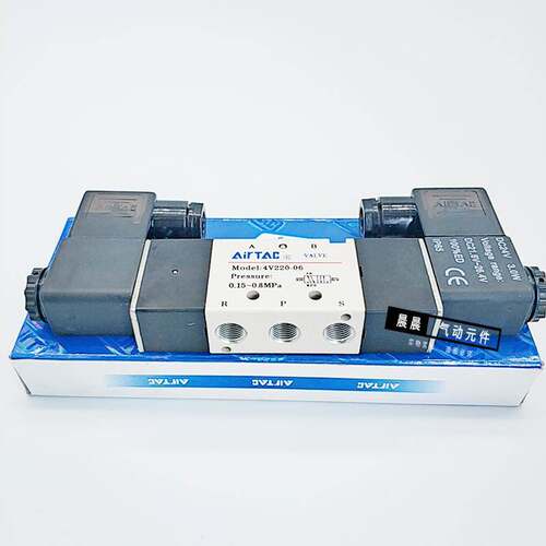 AirTAC原装亚德客 二位五通电磁阀 4V320-10-A/B/C/E/F-I-W DC24V