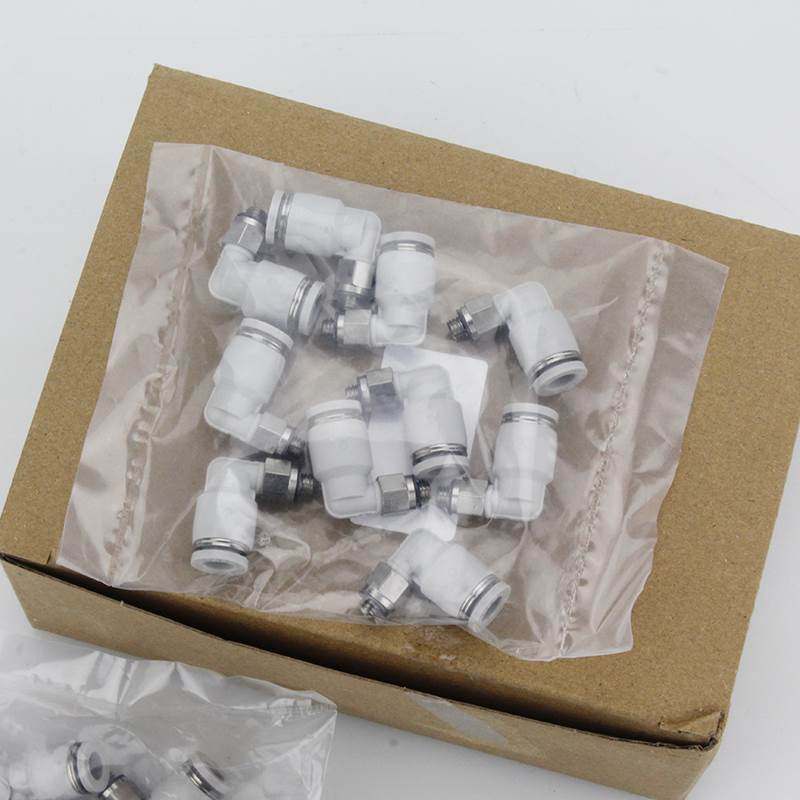 亚德客直角弯头气管接头PL4M5 PL6M5 PL601 PL802 PL1003 PL1204