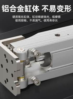 机械手侧姿组气缸90度翻转HC3240L 5040W HCD40 80倍力翻转气缸