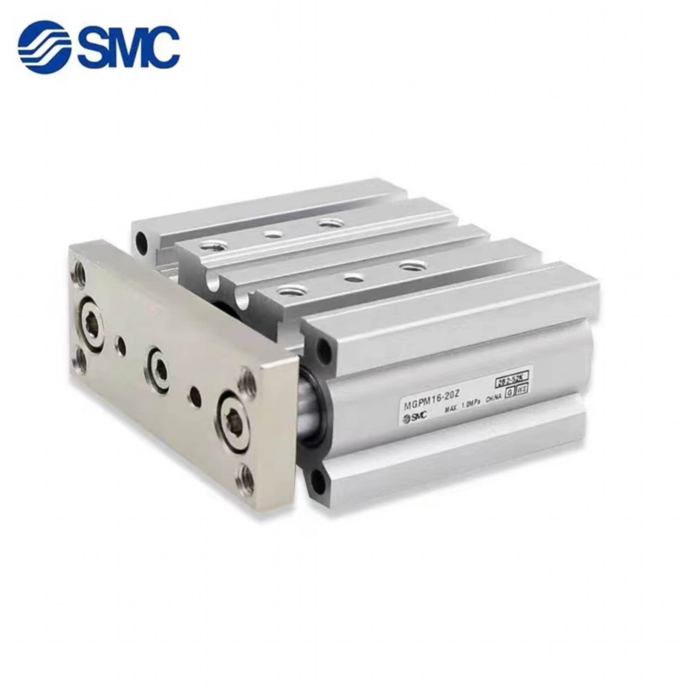 SMC型三轴三杆气缸MGPM/MGPL12/16/20/25/32/40/50/63X10Z-200Z