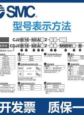 SMC不锈钢迷你气缸CJ2B/CDJ2B6-10-16-20-25-30-40-60-75-200ASTZ
