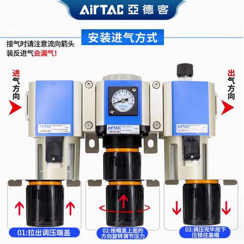 亚德客三联件GC30008F1 GC30010F1 GC30015F1 GC30020F1 GC30030