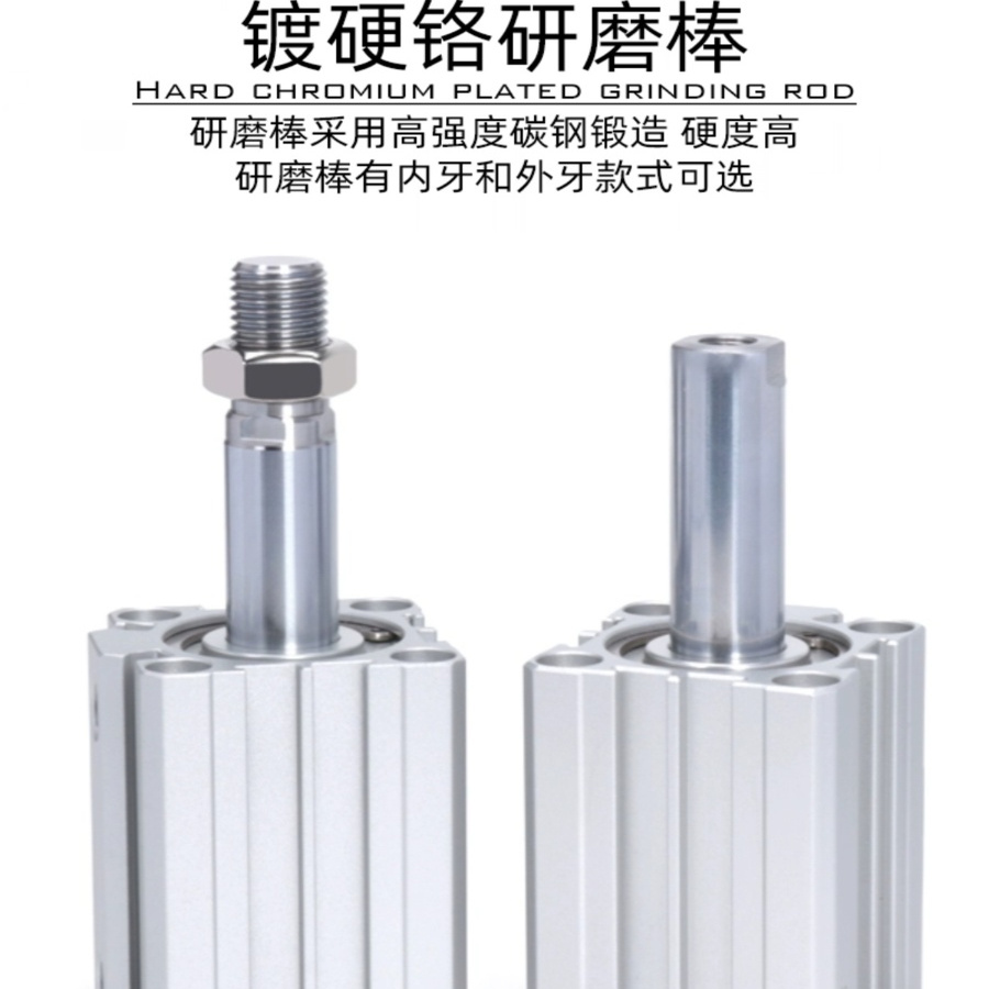 亚德客SDA薄型气缸大缸径SDA80/SDA100X5X10X15X20