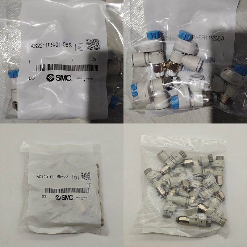 SMC刻度节流调速阀接头AS1201FS/2201FS-M5/01/02-04A/06A/08SA